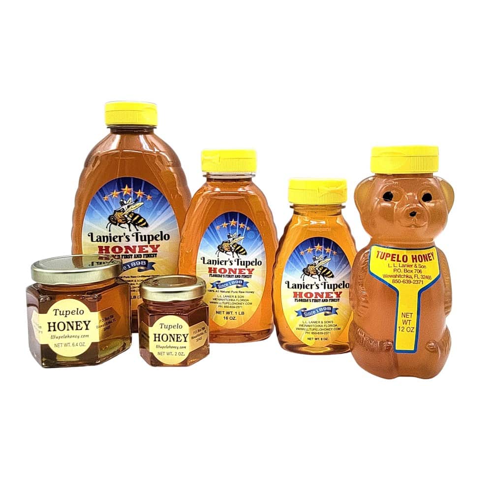 Tupelo Honey By The Case  L.L. Lanier and Son's Tupelo Honey Since 1898  Florida's First and Finest Pure Tupelo Honey from the Apalachicola River  Swamps